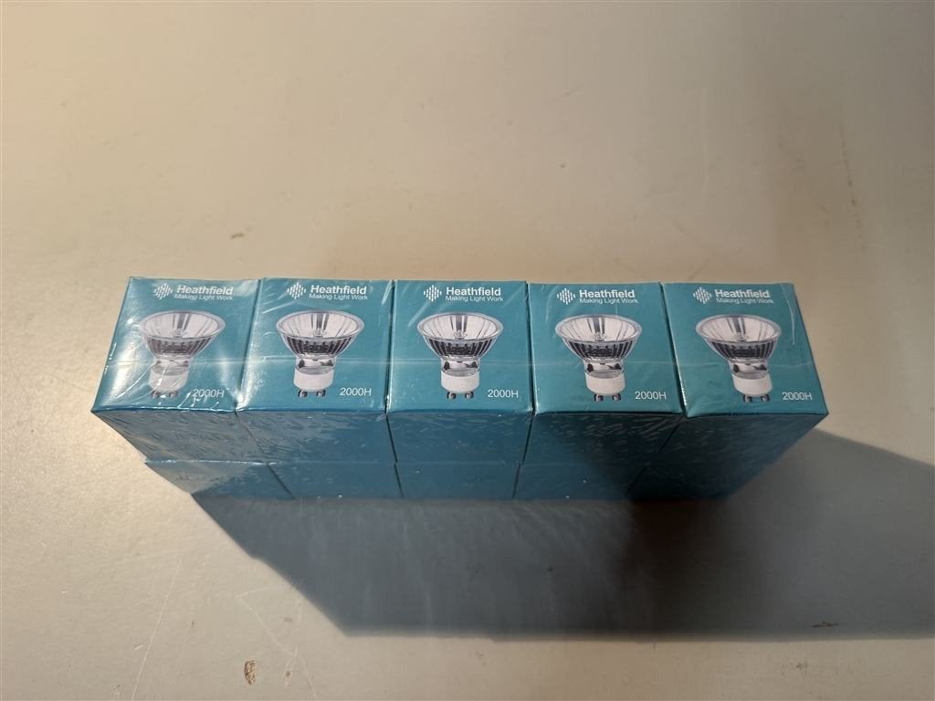 Heathfield GU10 Halogeenlampen 35W - Set van 10 - Spotlicht, Ophalen of Verzenden, Nieuw, GU10