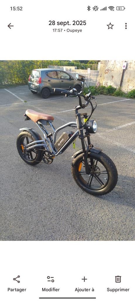 Elektrische fiets te koop, nauwelijks rijdend, Ophalen