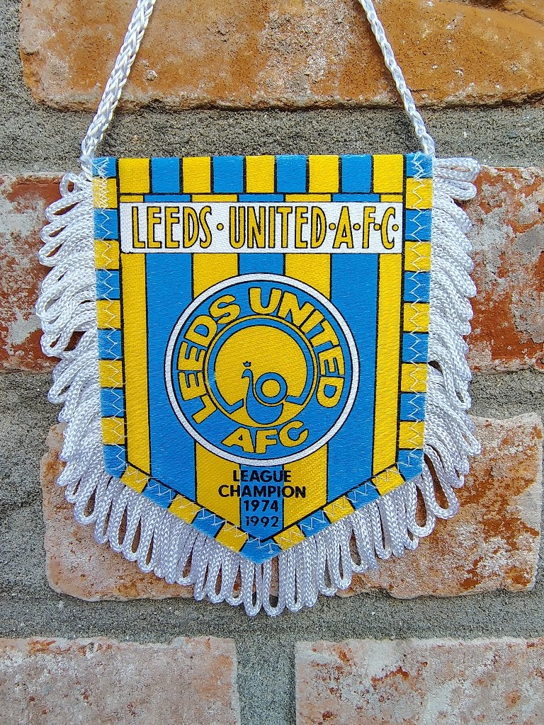 1992 Leeds United vaantje wimpel, Ophalen of Verzenden