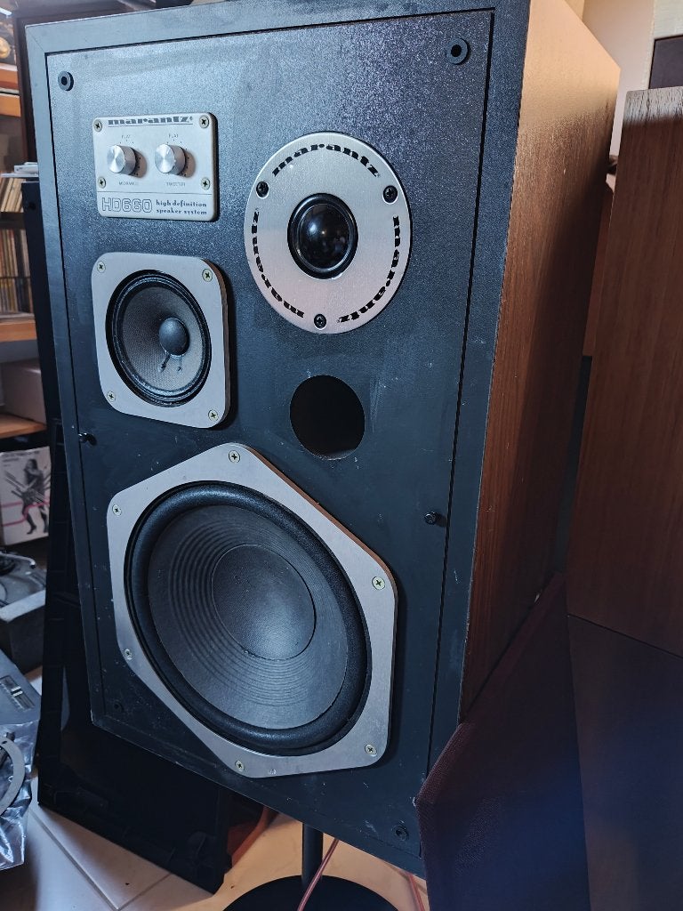 Marantz HD660, gereviseerd, TOP geluid zoals JBL, Stereo speakers, Refurbished, 60 tot 120 watt, Ophalen
