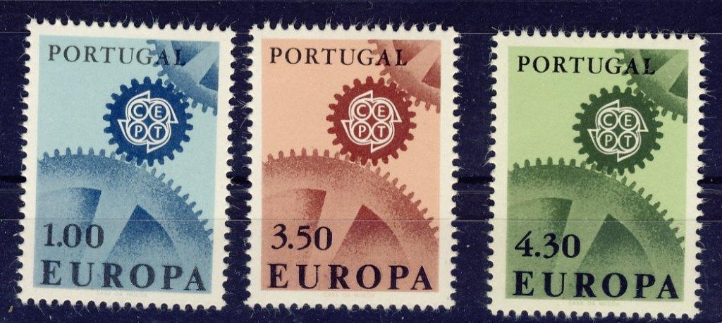 Portugal 1967 - CEPT n 1026-1028 **, Envoi, Portugal, Non oblitéré