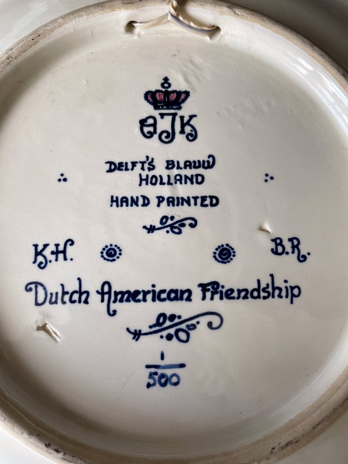 Delft bord, Ophalen