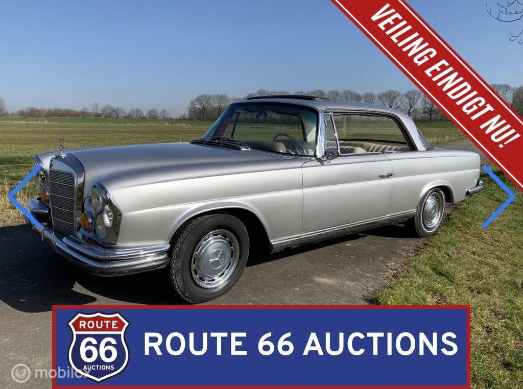 Mercedes-Benz 220 SEb Coupe | 1962 | Route 66 Auctions, Autos, Achat, Entreprise, Boîte manuelle, Autre carrosserie
