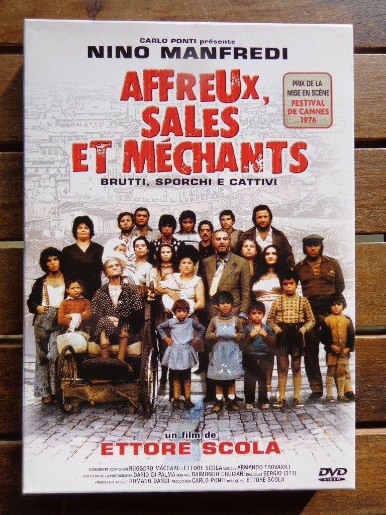 )))  Affreux, Sales et Méchants  //  Ettore Scola   (((, CD & DVD, DVD | Comédie, Enlèvement ou Envoi, Tous les âges, Français