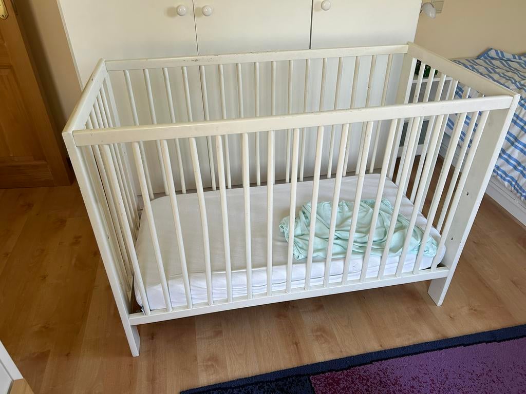 lit bébé, Enlèvement, Utilisé, Matelas