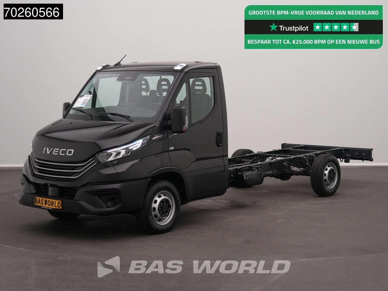Iveco Daily 35S21 BPM VRIJ! 3.0L Automaat BPM VRIJ Chassis C, Stof, Euro 6, 4 cilinders, Iveco