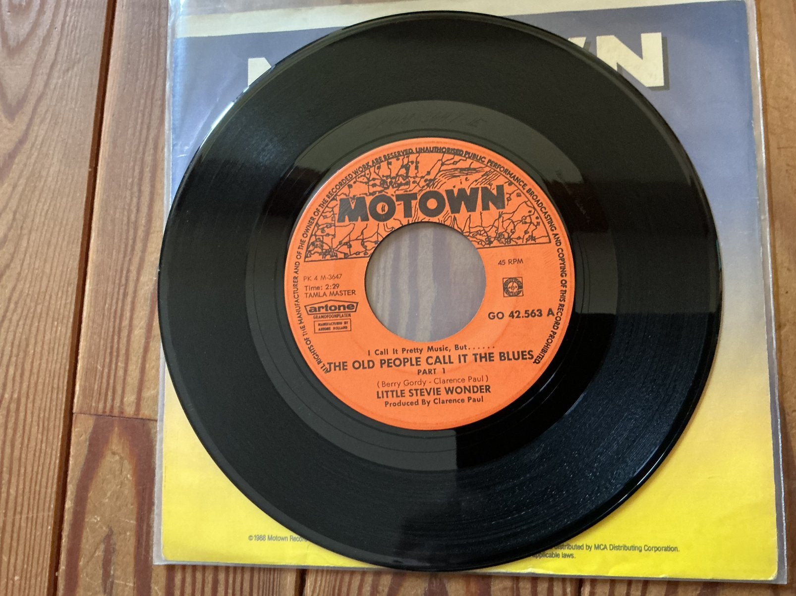 7” Little Stevie Wonder- I call it pretty music but the old, Ophalen of Verzenden, Gebruikt