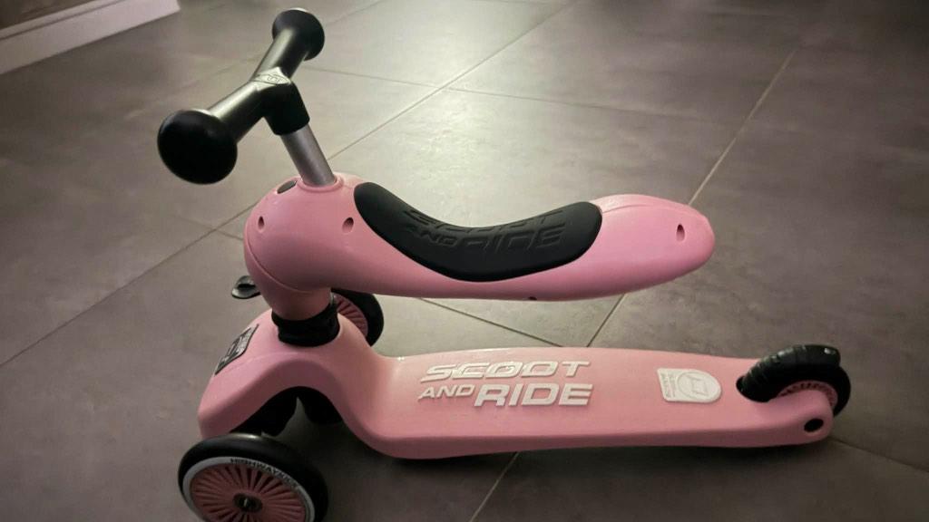 kinderstep, Kinderen en Baby's, Speelgoed | Buiten | Voertuigen en Loopfietsen, Zo goed als nieuw, Loopfiets, Ophalen