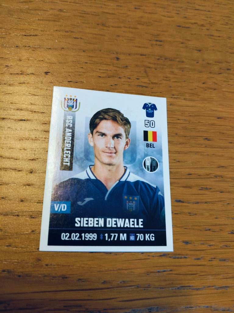 Panini sticker pro league 2019-2020Sieben Dewaele Anderlecht, Ophalen of Verzenden, Sticker