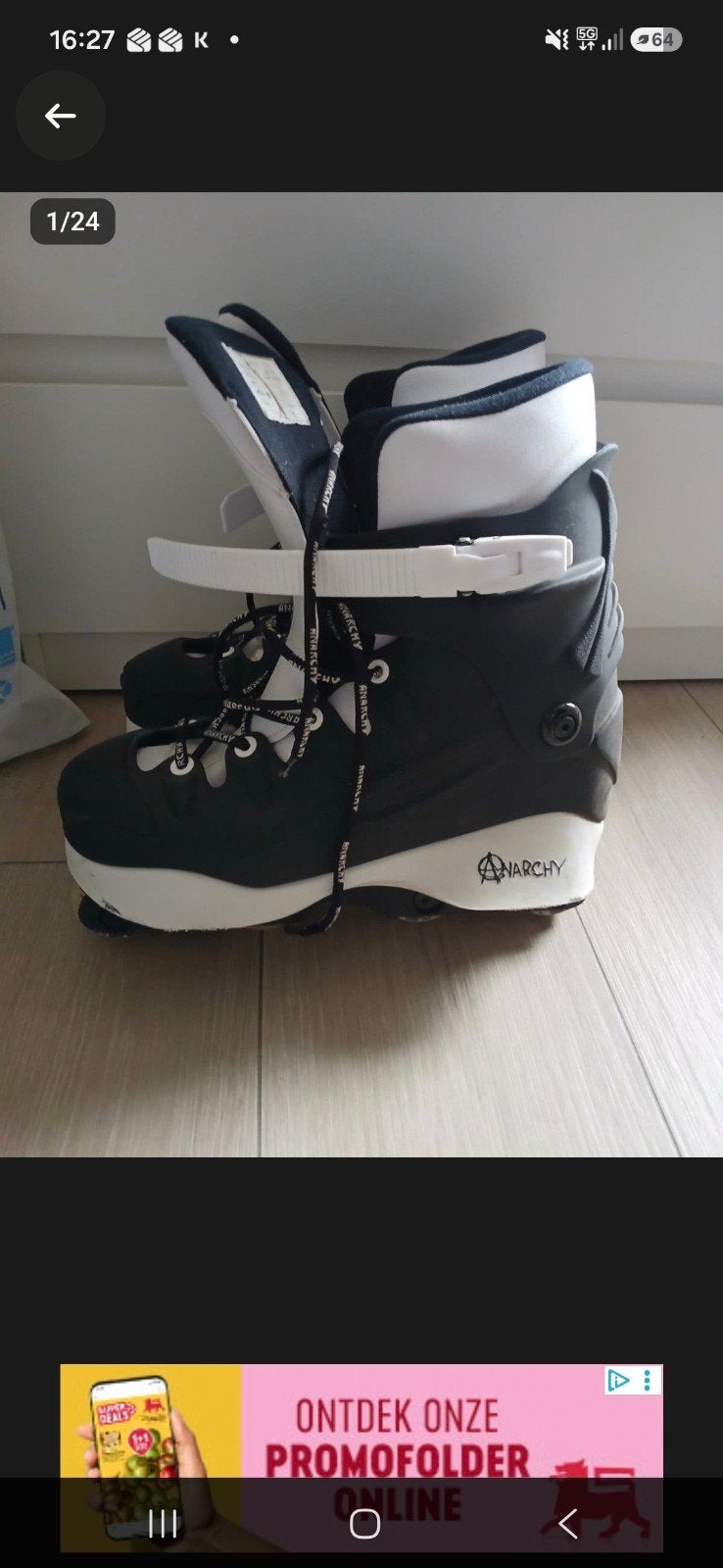 aggresive inline skates anarchy, Ophalen, Gebruikt