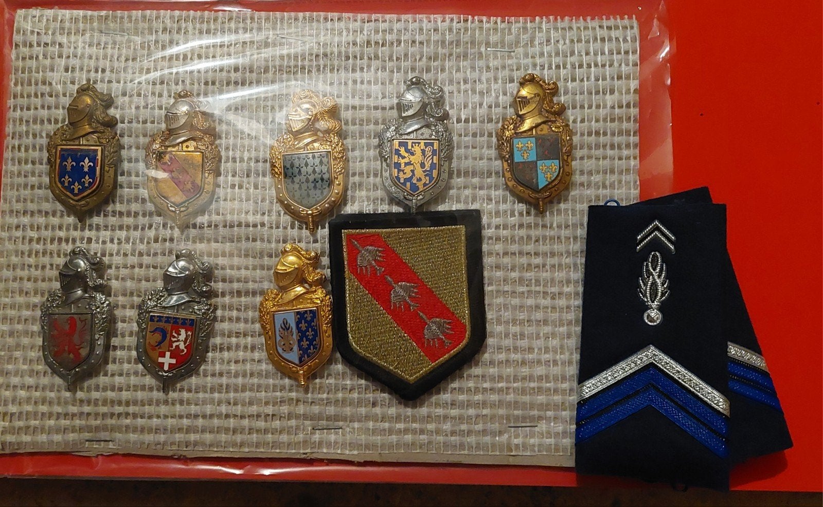 lot gendarmerie francaise, Collections, Enlèvement ou Envoi, Gendarmerie, Emblème ou Badge