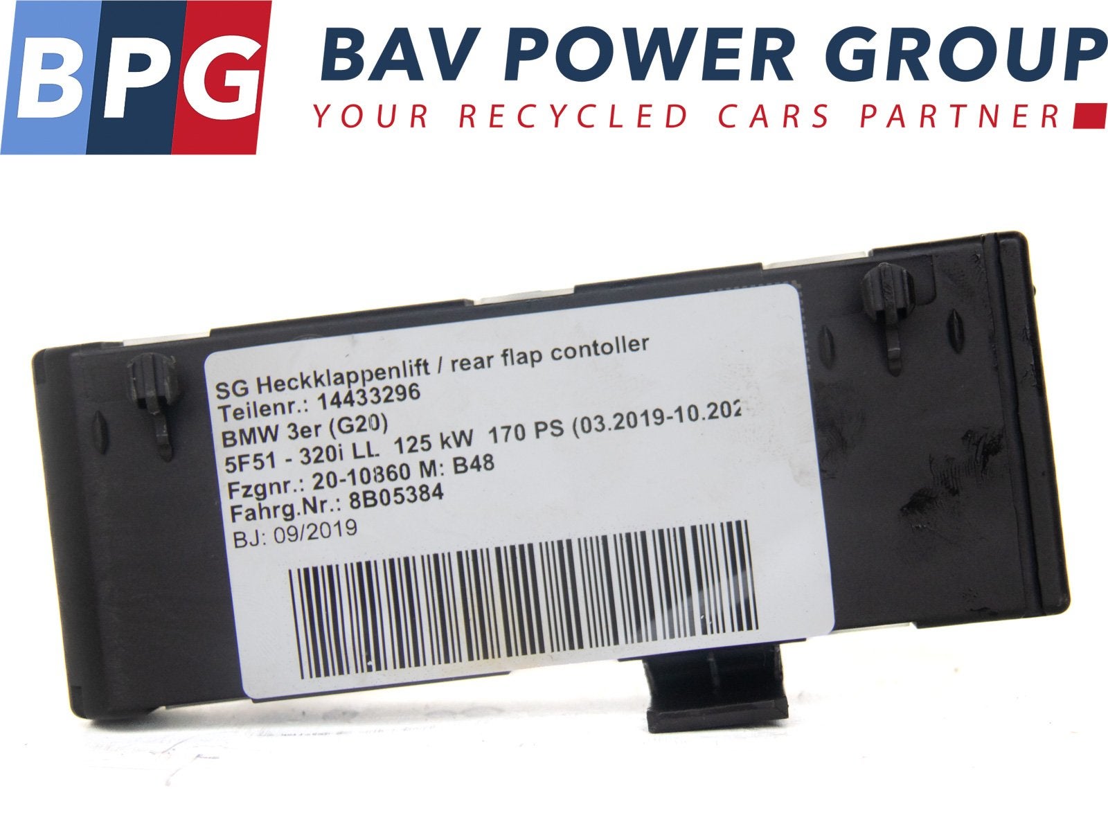 REGELEENHEID ACHTERKLEP BMW 3 serie (G20) (01-2018/03-2020), Gebruikt, BMW, Petuelring 130
80809  München, DE, Bayerische Motoren Werke AG