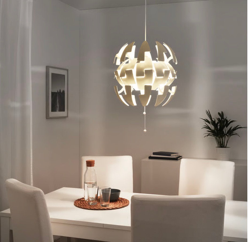 Ikea David Wahl lamp kleur wit, Ophalen, Zo goed als nieuw