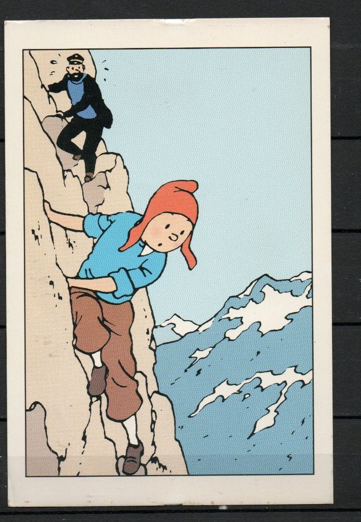 Carte postale : Hergé : Tintin T04, Collections, Enlèvement