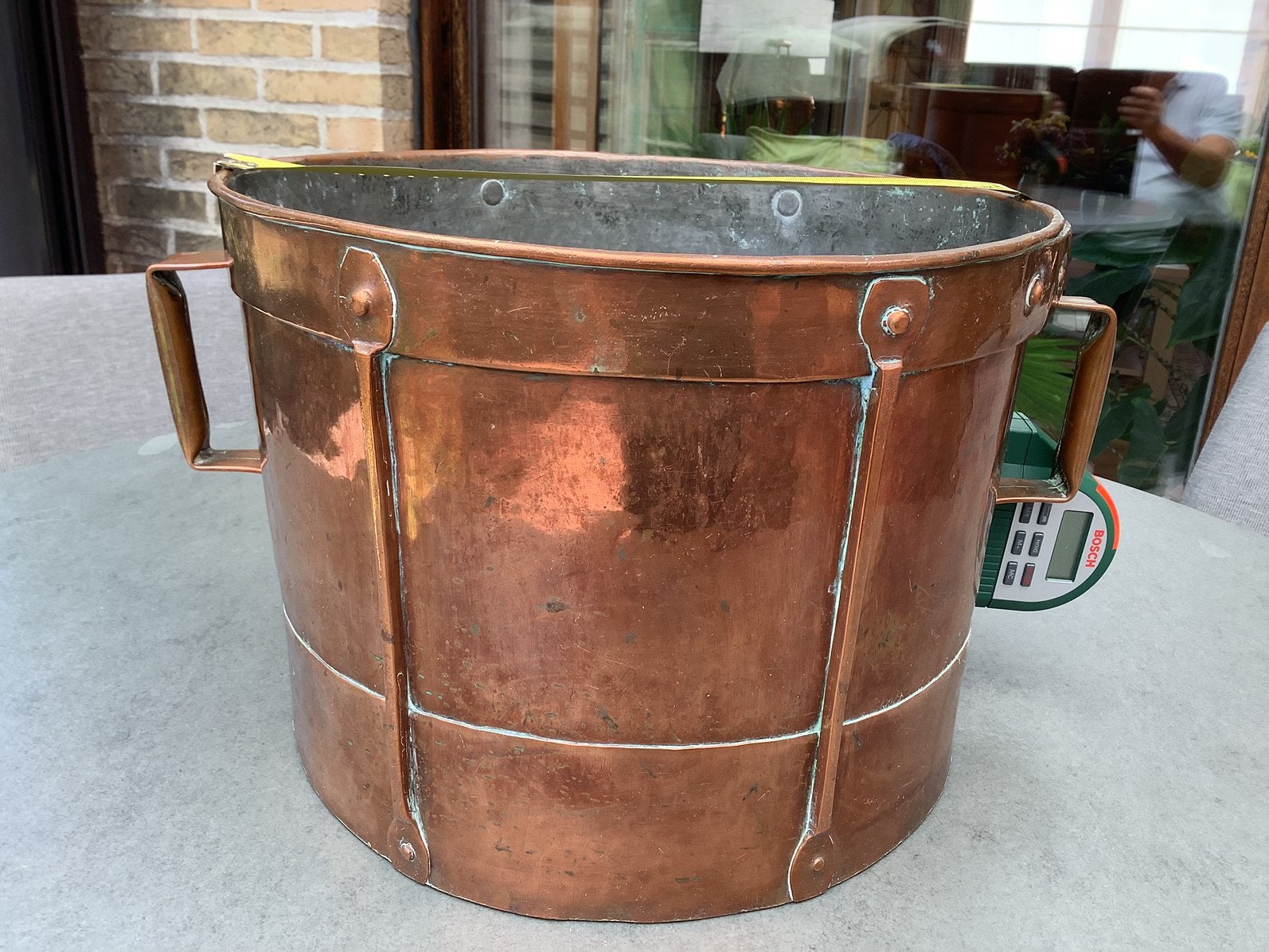 Koperen ketel, Ophalen of Verzenden, Gebruikt
