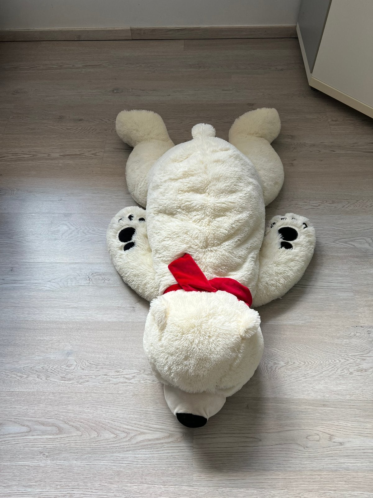 Pluchen ijsbeer 1m10, Ophalen, Zo goed als nieuw