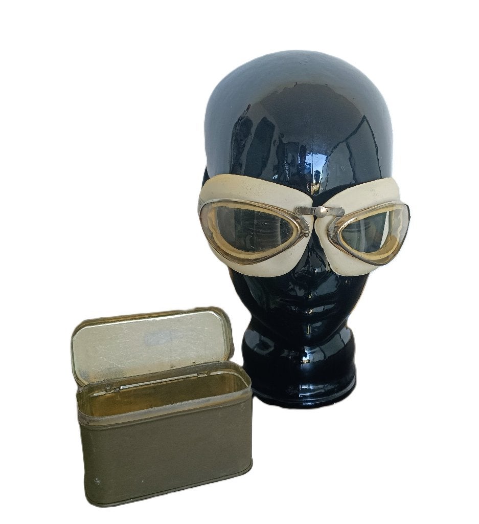 lunettes de moto militaires françaises  Modèle 1935, Enlèvement ou Envoi