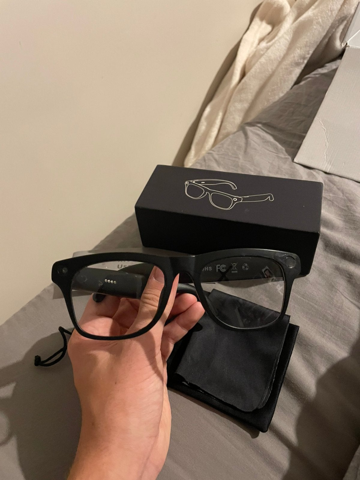 ai smart glasses Bril met camera Meta ai glasses, Bijoux, Sacs & Beauté, Autres marques, Enlèvement ou Envoi, Utilisé, Lunettes