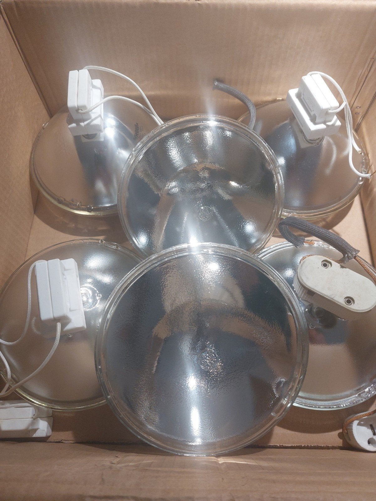 6 lampen par 56, Maison & Meubles, Enlèvement ou Envoi, Utilisé, Verre