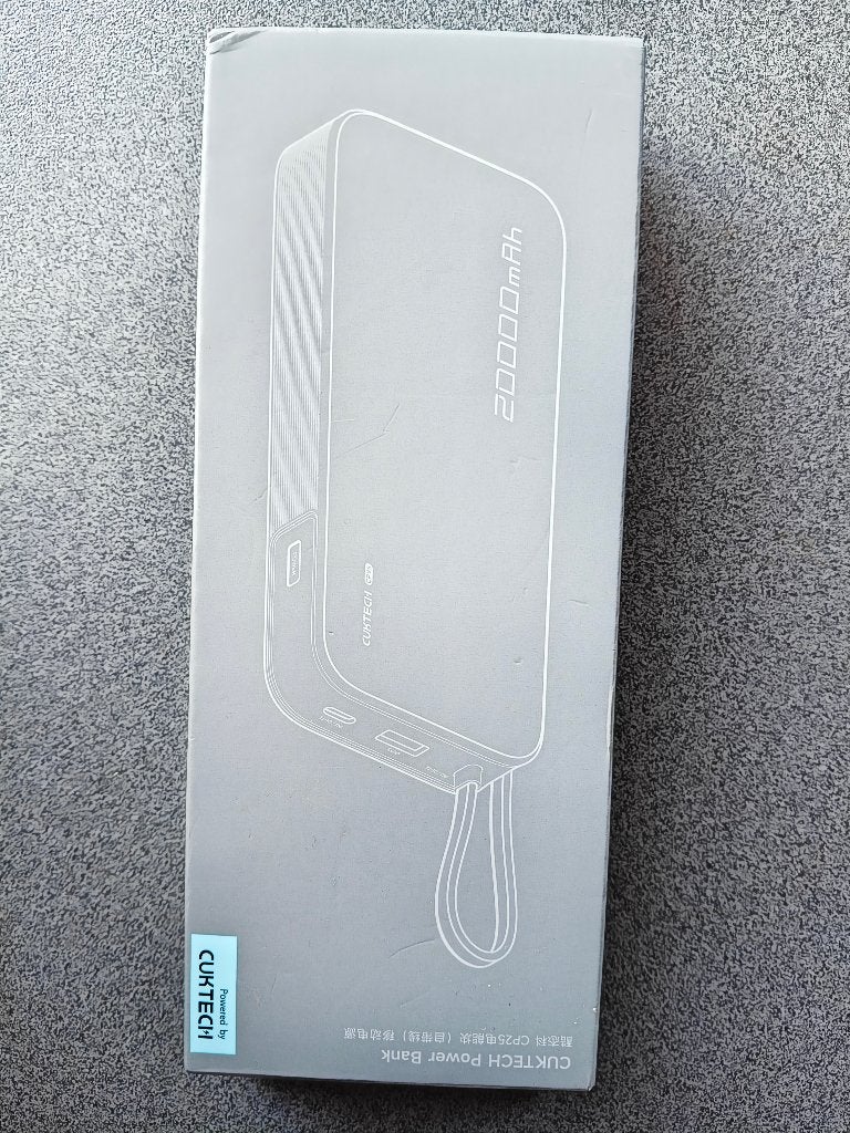 NIEUWE Cuktech 20000mAh 55W powerbank (laptopoplader), Computers en Software, Accu's en Batterijen, Nieuw, Ophalen of Verzenden