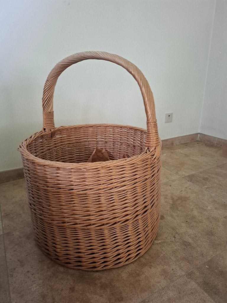 panier de cheminée en osier robuste, Enlèvement, Comme neuf, Autres matériaux