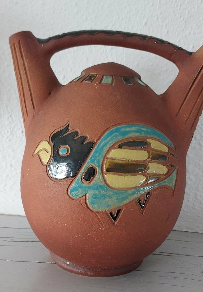 cruche en grés signé guerin, Antiek en Kunst, Ophalen