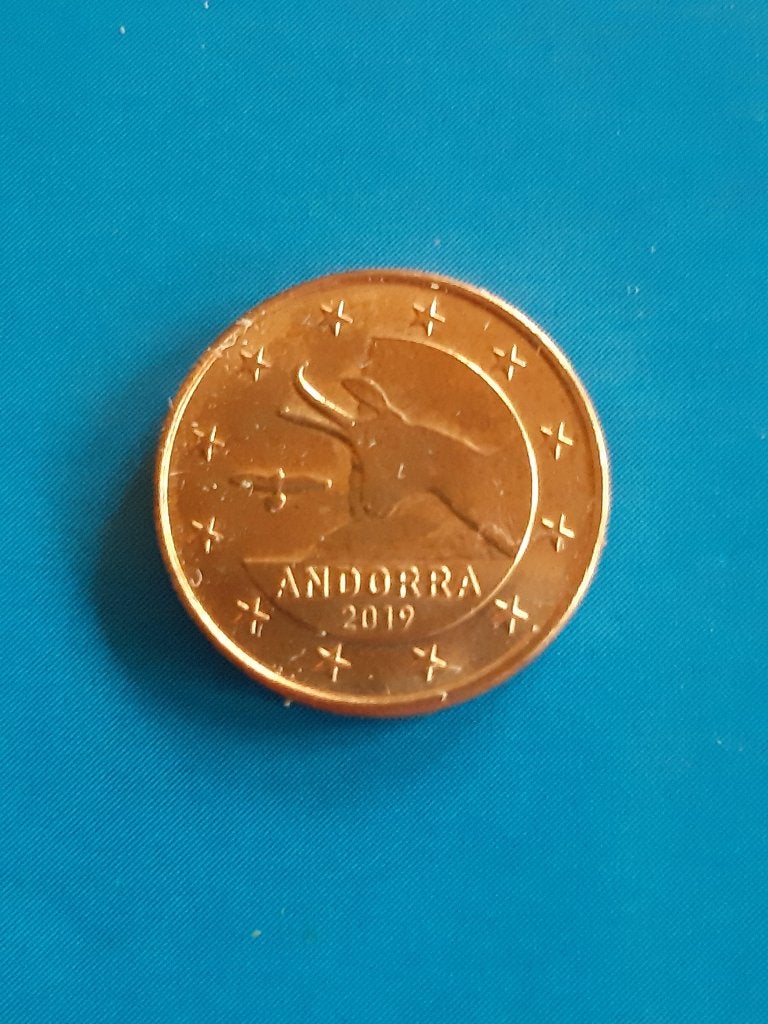 2019 Andorra 1 cent, Postzegels en Munten, Munten | Europa | Euromunten, Verzenden, Overige landen, 1 cent, Losse munt