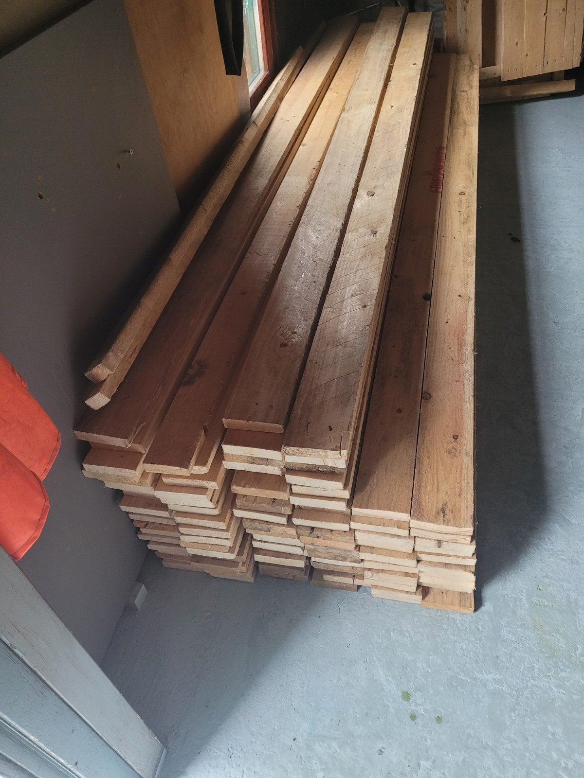31 rechte planken, Ophalen, Planken