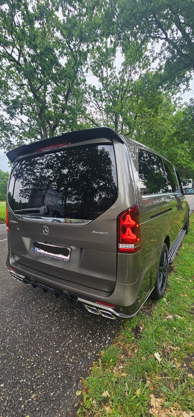 Mercedes V250d 4 matic, Auto's, Automaat, Monovolume, Bruin, Particulier