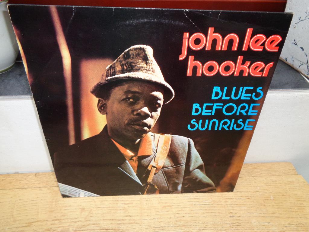 John Lee Hooker LP "Blues Before Sunrise" [Duitsland-1984], Cd's en Dvd's, Vinyl | Jazz en Blues, Gebruikt, Beschermende buitenhoes