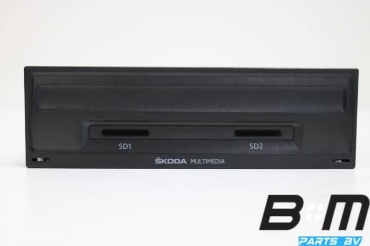 navigatie computer met DAB Skoda Karoq 5Q0035874C, Auto diversen, Autoradio's, Gebruikt