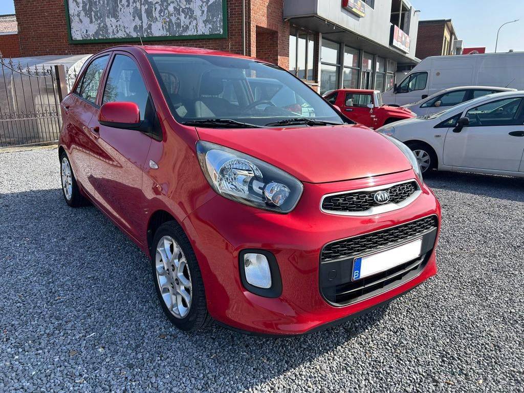 Kia Picanto 1.0 benzine 5 deurs, Rouge, 998 cm³, Euro 6, Noir