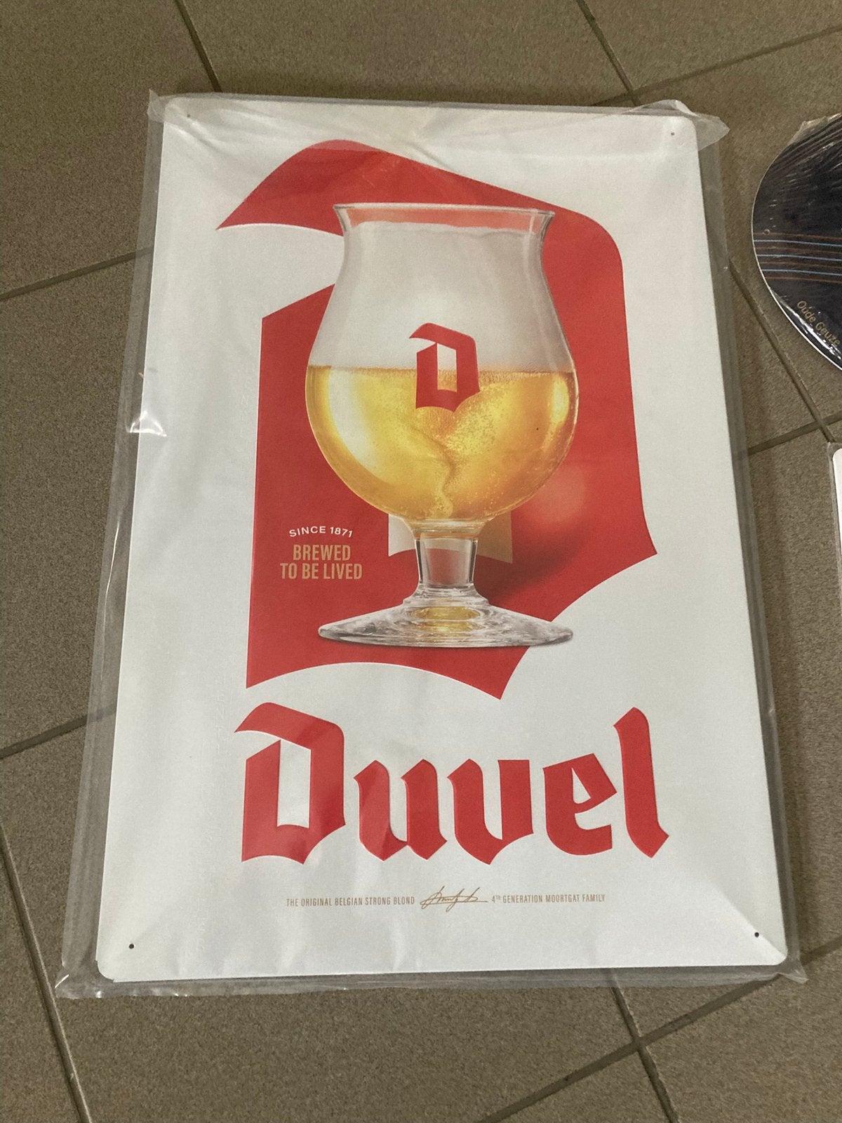 Duvel XL shop 40 x 60 nieuw, Enlèvement ou Envoi, Comme neuf, Duvel