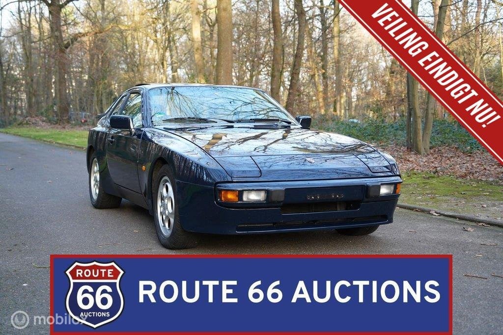 Porsche 944 S | 1987 | Route 66 Auctions, Auto's, Zwart, Bedrijf, Overige carrosserie, Porsche