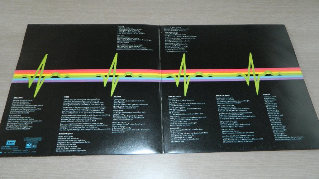 PINK FLOYD EMI RECORDS JUNE 1972 AND JANUARY 1973, Pop rock, Avec livret, Enlèvement, Utilisé