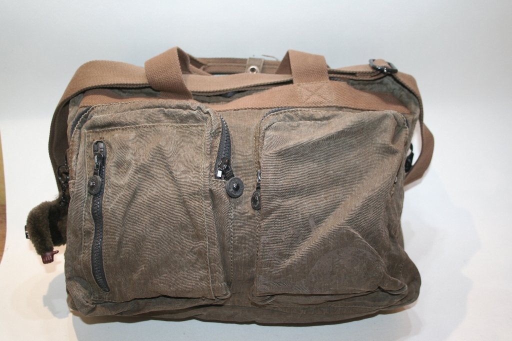 Kipling Vintage laptopschoudertas, uniseks + aapje Top, Computers en Software, Ophalen of Verzenden, Gebruikt, Schouderband