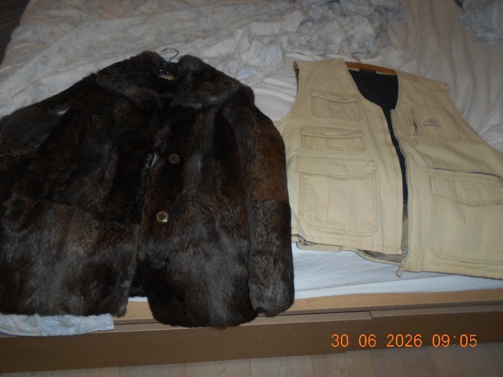 fourrure et veste, Enlèvement, Comme neuf