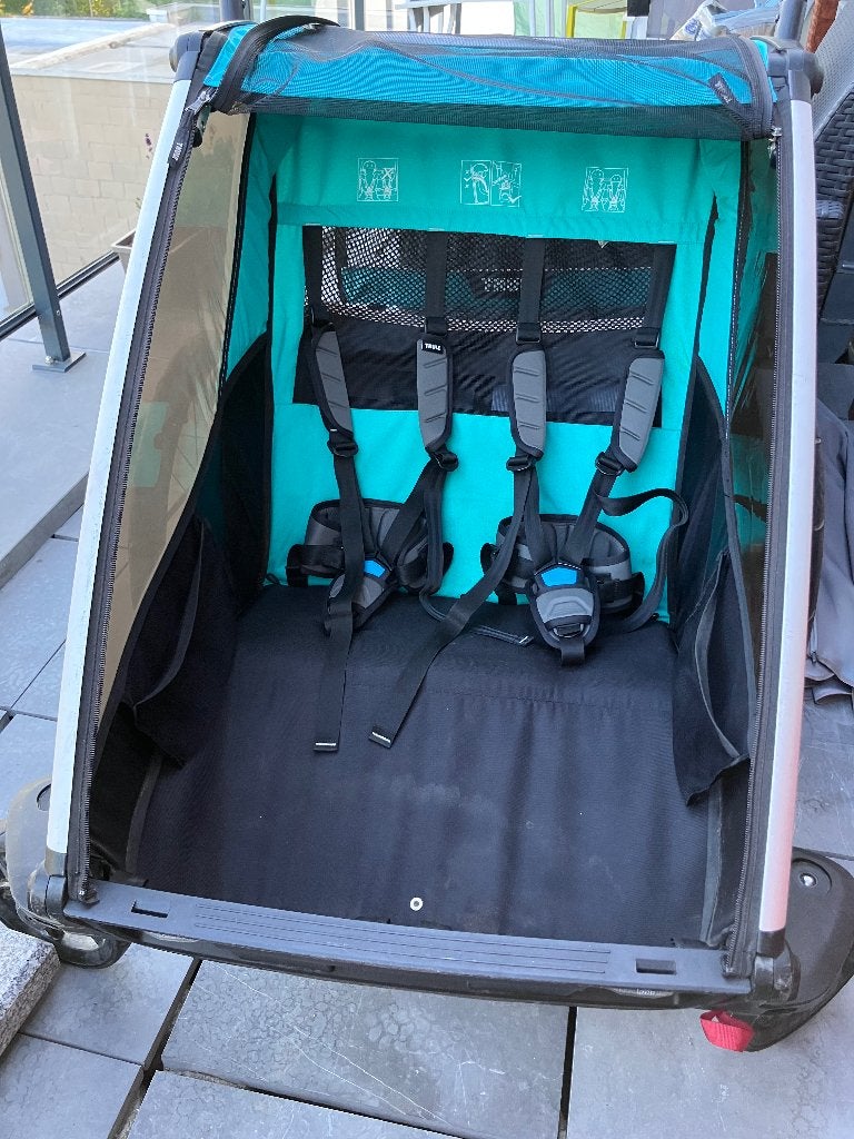 Thule fietskar Chariot light 2, Ophalen, Gebruikt, Vering, Thule / Chariot