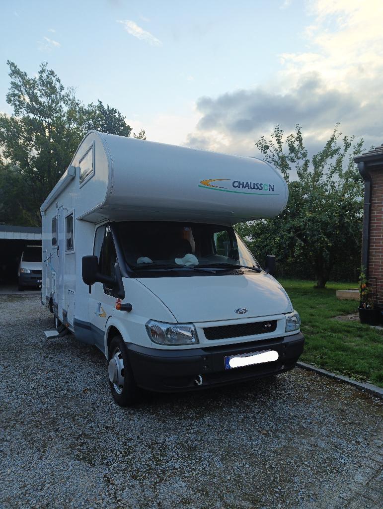 Mobilhome chausson welcome 28 - weinig km's, Caravanes & Camping, Camping-cars, Jusqu'à 5, Toilette à cassette, Boîte manuelle