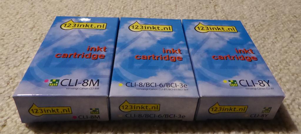 Inkt cartridge  1 2 3 / Geel en Magenta/ Nieuw, Computers en Software, Printerbenodigdheden, Ophalen, Nieuw, Cartridge