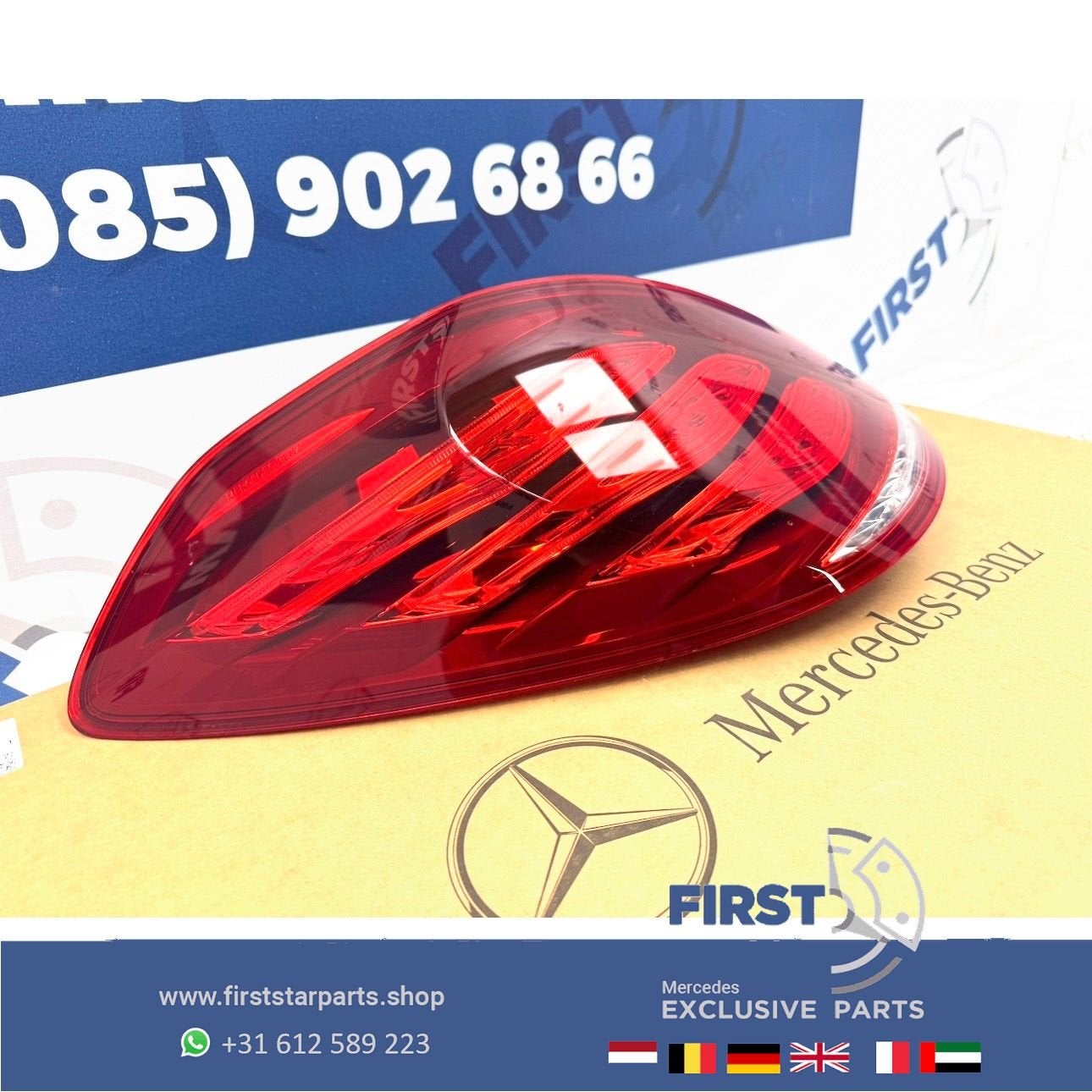 W222 S KLASSE ACHTERLICHT LINKS A2229065401 VOL LED LINKER A