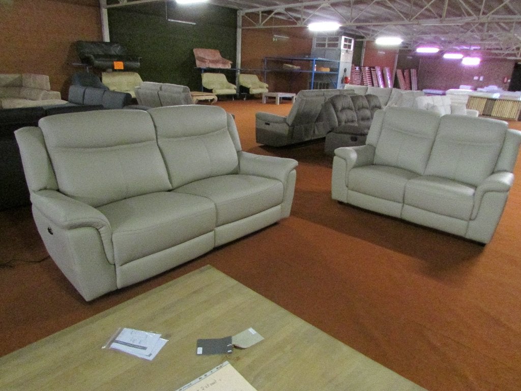 Nieuw salon 3ERER + 2 zit vast 100% leder 1960 euro., Ophalen, Nieuw, Leer