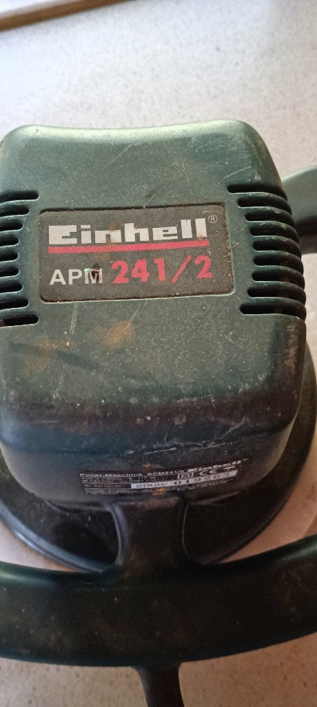 polijst machine van Einhell apm 241/2, Ophalen