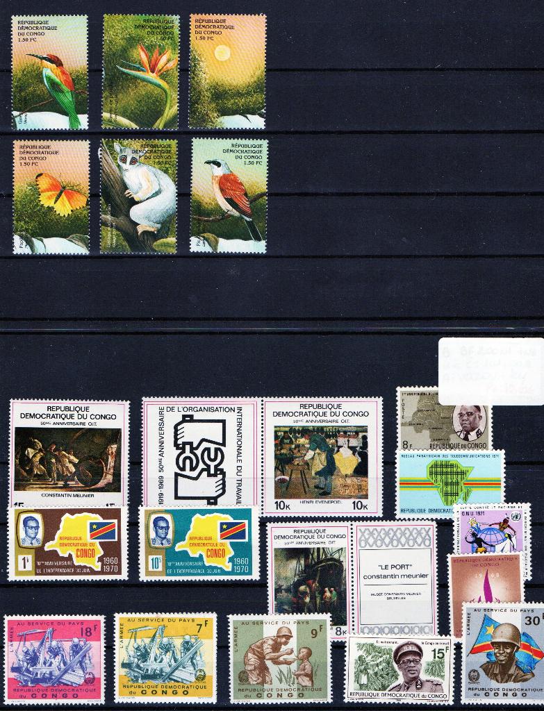 Rép démocratique du Congo lot de timbres neufs, Enlèvement ou Envoi