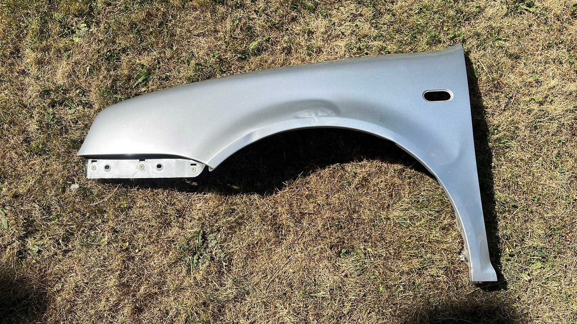 Zijflank golf 4 zilvergrijs, Ophalen, Gebruikt, Volkswagen, Links