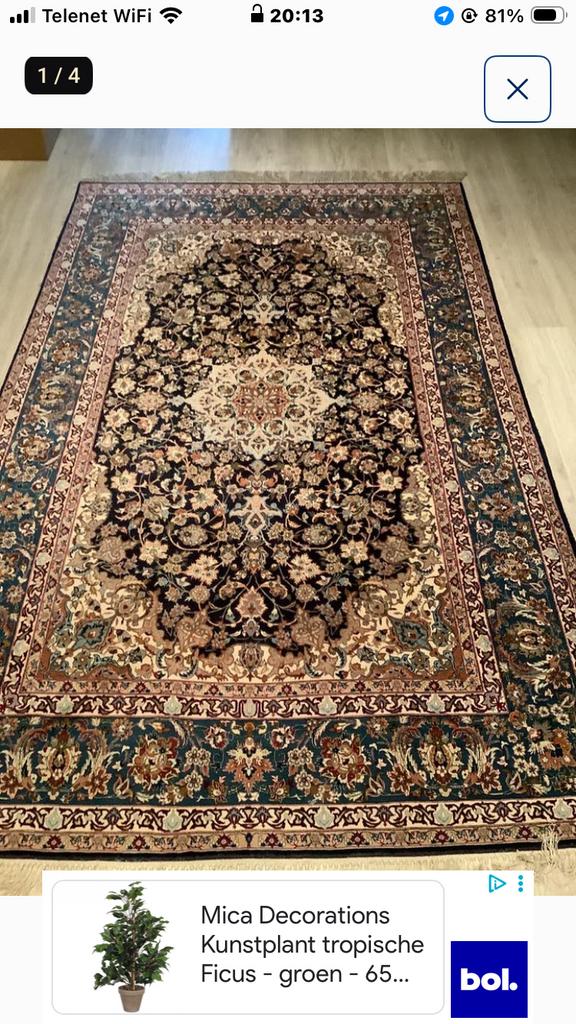 Perzisch tapijt, Ophalen, Zo goed als nieuw, Beige