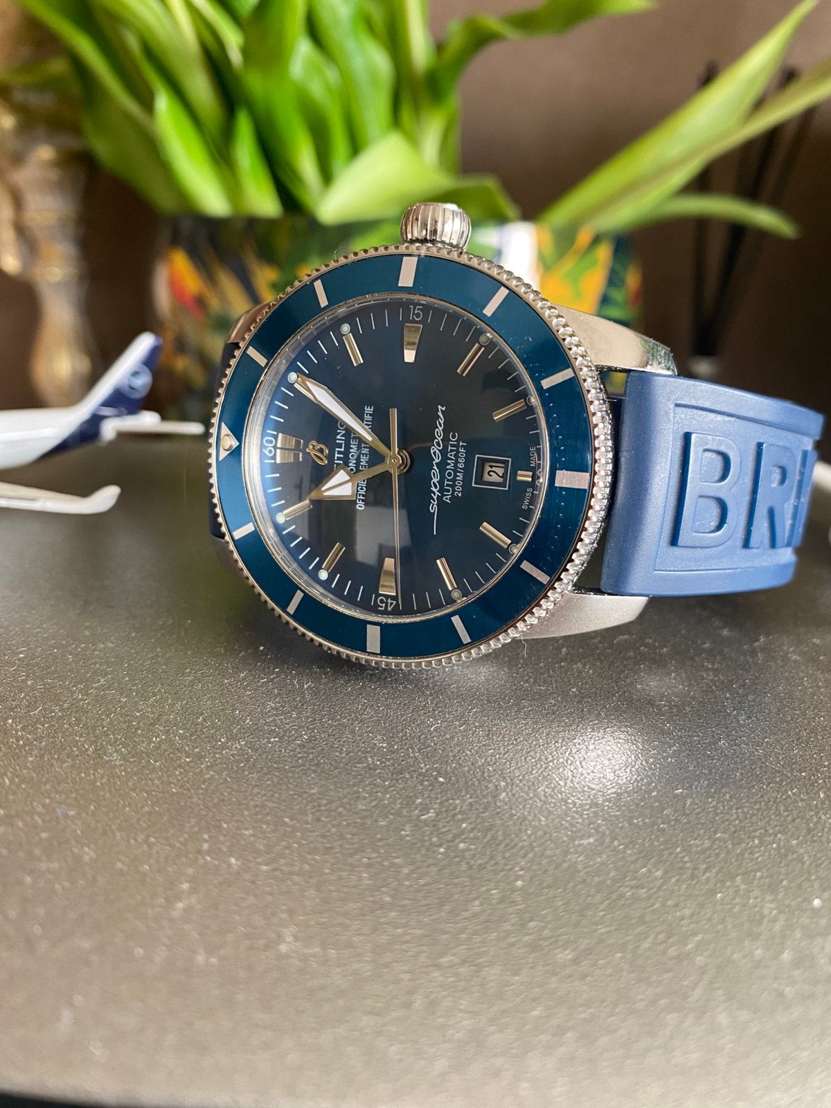 Breitlin superocean bleu, Verzenden, Zo goed als nieuw, Blauw
