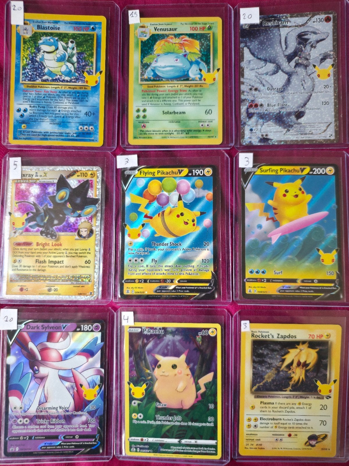 Pokémon kaartenbundel– Celebrations 25th + Evolving Skies ea, Enlèvement ou Envoi, Neuf, Plusieurs cartes, Foil