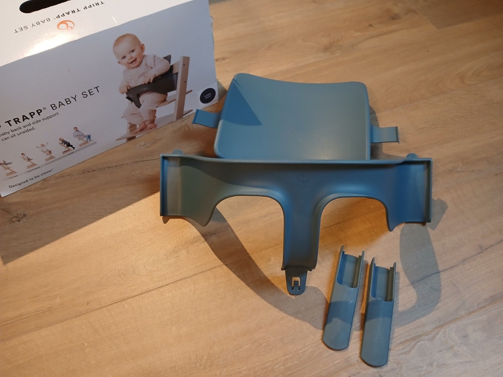 Stokke baby set tripp trapp fjord blauw, Kinderen en Baby's, Ophalen