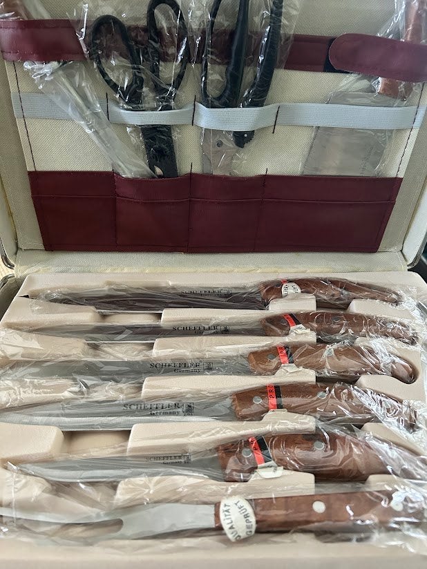 SCHEFFLER keukenmessen 25delig, Huis en Inrichting, Ophalen, Bestekset, Keukenmes, Nieuw